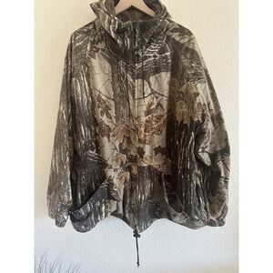 Vintage Walls Hunters Camouflage Jacket Men's 2XL Water-Pruf Advantage Timber